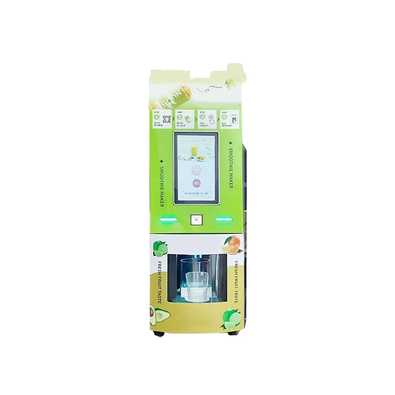 Intelligent Commercial Desktop Smoothie Maker Custom Single Cup Fresh Fruit Protein Milkshake Blender Vending Machine