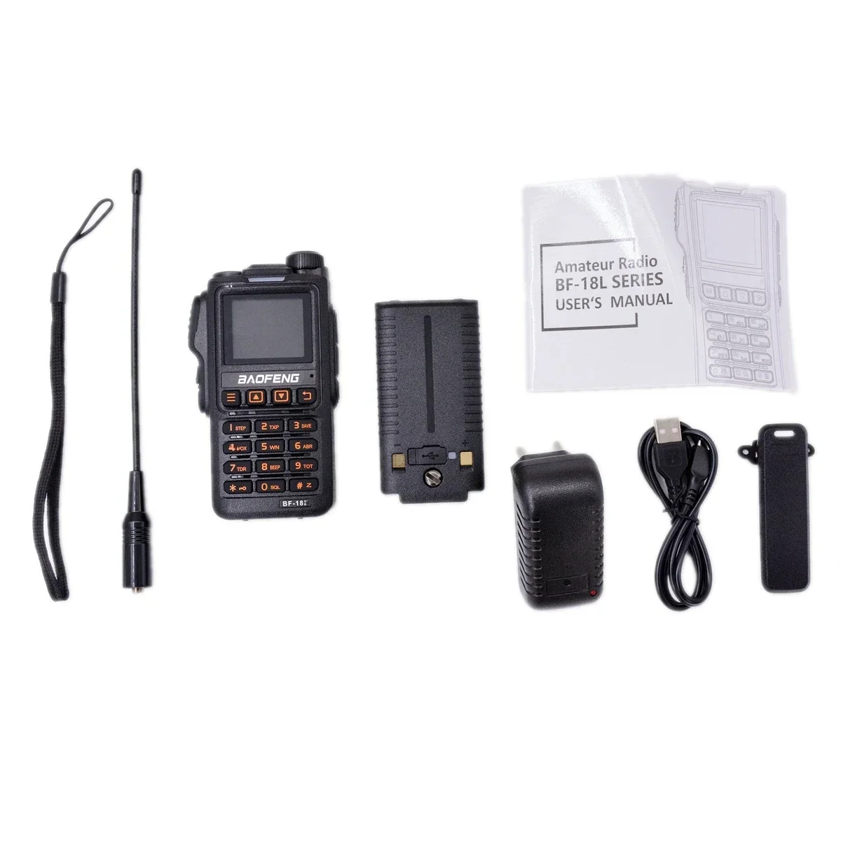 BAOFENG BF 18L Two Way Radio Tri Bands TX RX High Power Waterproof USB Type C 2023 New Handheld Radios Wireless Communication