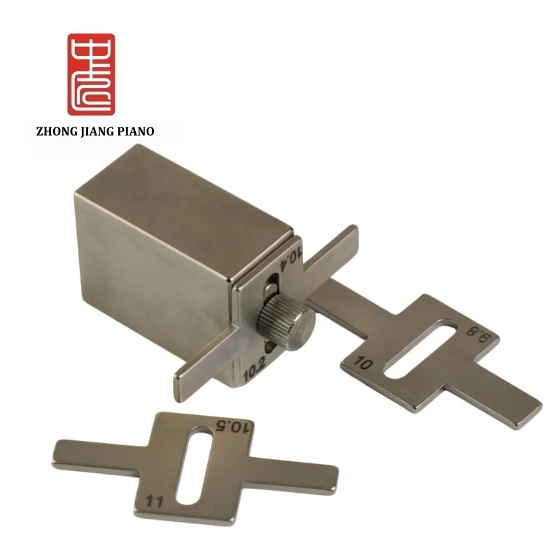 Piano Key Depth Measurement Counterweight Key Depth Gauge Metal Measuring Block Piano Tuning Tool