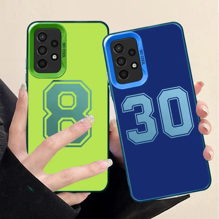 Basketball Celebrity Numbers Phone Case for Samsung Galaxy A05 A31 A02 A13 A30 A32 A51 A20S A03S A50 4G A03 Core A71 A73 Cover