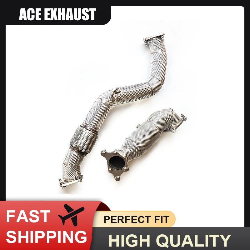 ACE Downpipe for Honda Civic Type-R FL5 2.0T High Performance SUS304 Three Ternary Catalytic Header Lossless Installation