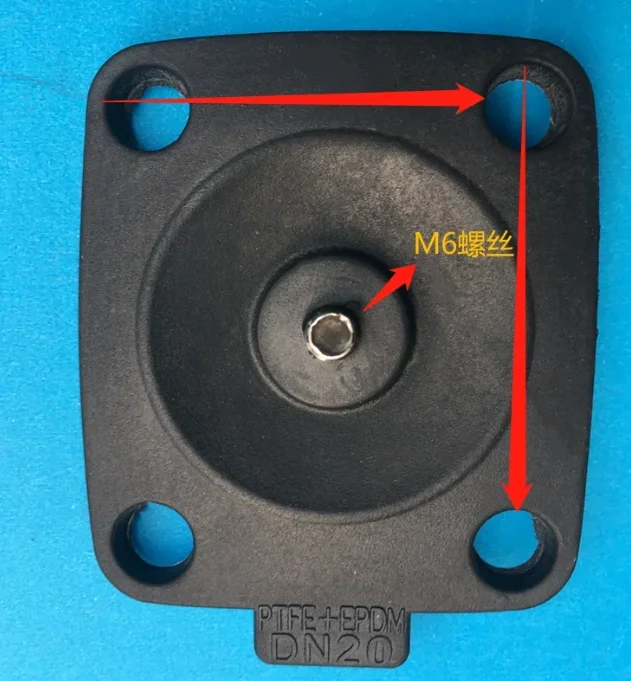 OK Pharmaceutical grade PTFE+EPDM diaphr agm valve composite diaphragm DN20 diaphragm
