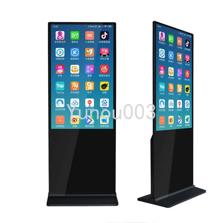 

49 55 Inch Android Indoor Totem Floor Stand Lcd Interactive Kiosk Touch Screen Digital Signage Display Advertising Player