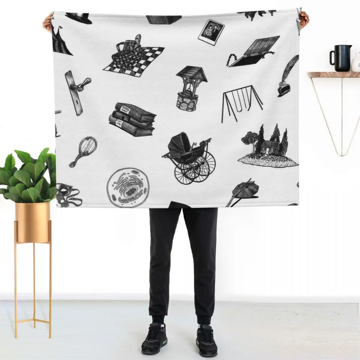 A Series of Small Heartbreaks Throw Blanket Soft Beds Soft Blankets For Sofas Cute funny gift wednesday Blankets