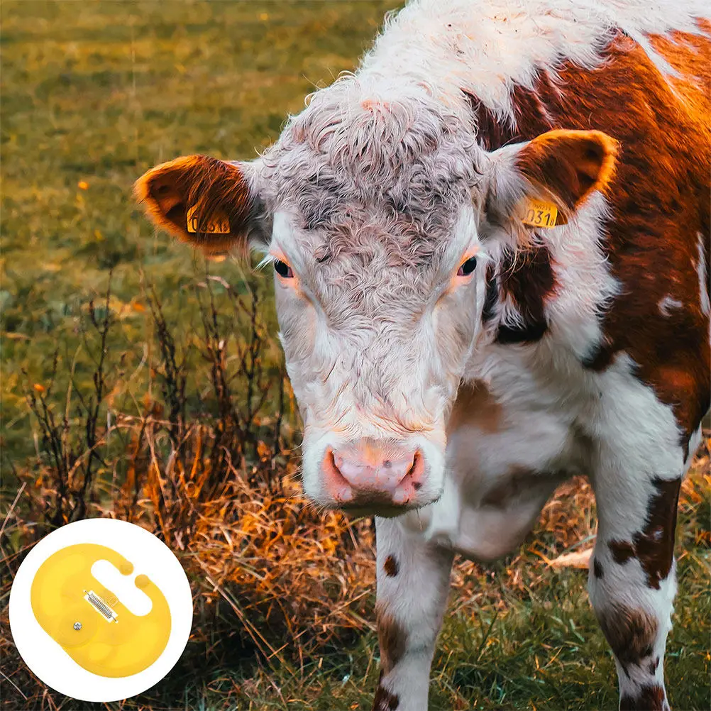 2Pcs Calf Weaner Device Portable Plastic Nose Ring Essential Farm Tool for Cattle Cow Weaning Livestock Supply Accessories