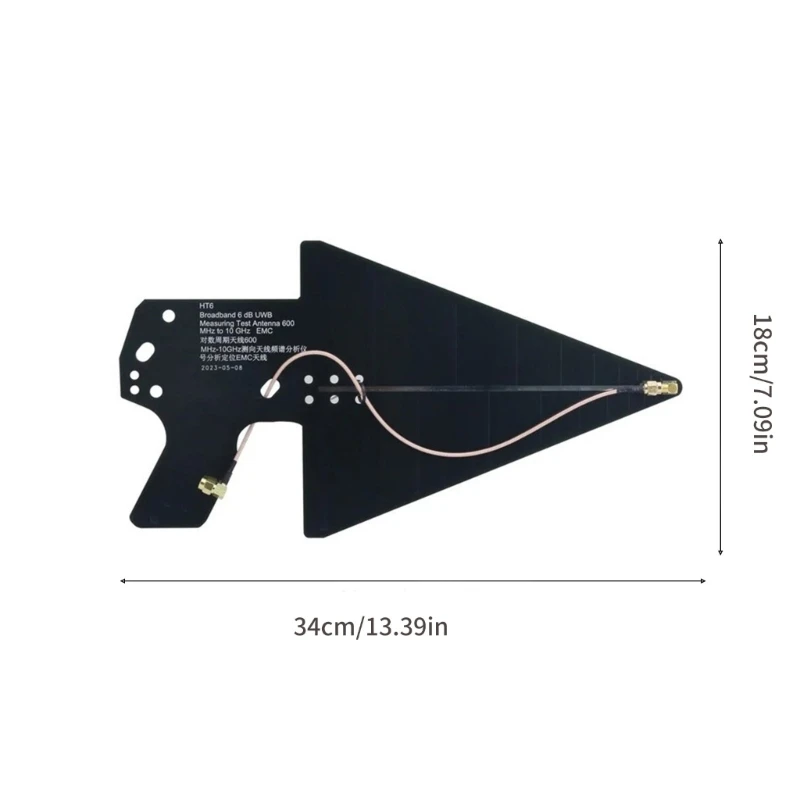 600MHz to 10GHz UWB Antenna Log Periodic Antenna Antenna for SA6 Spectrum