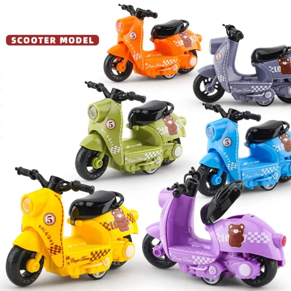 Miniature Alloy Motorcycle Model Inertia Vehicle Toy Simulation Motorcycle Toy Mini Alloy Motorcycle Pull Back Toy Boy Children