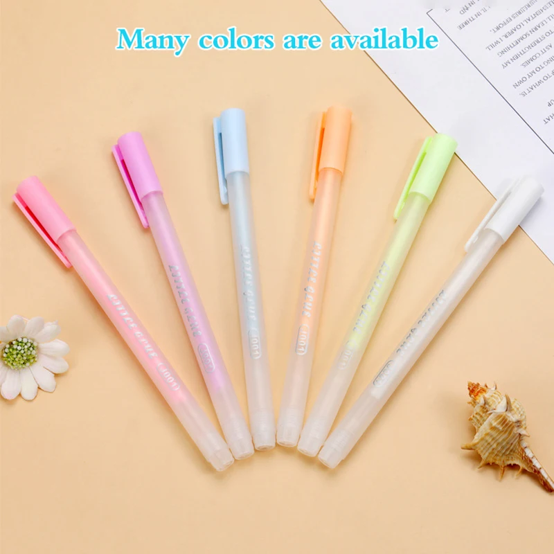 Solid Glue Stick Pen Quick Drying Hand Pen High Viscosity Glue Stick Pen For Kids School Creative Stationery Supplies Pens