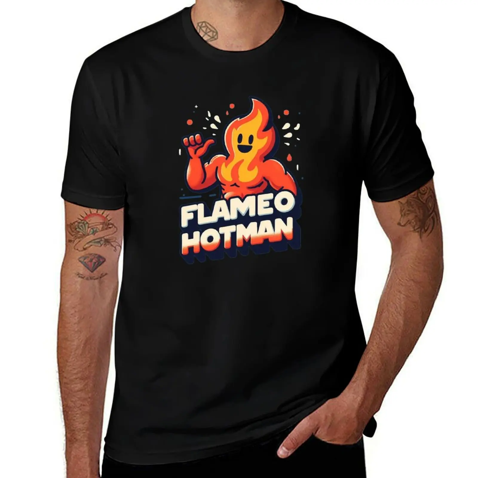 

Flameo hotman T-Shirt T-shirts oversize oversized graphic tee new edition funny t shirts men