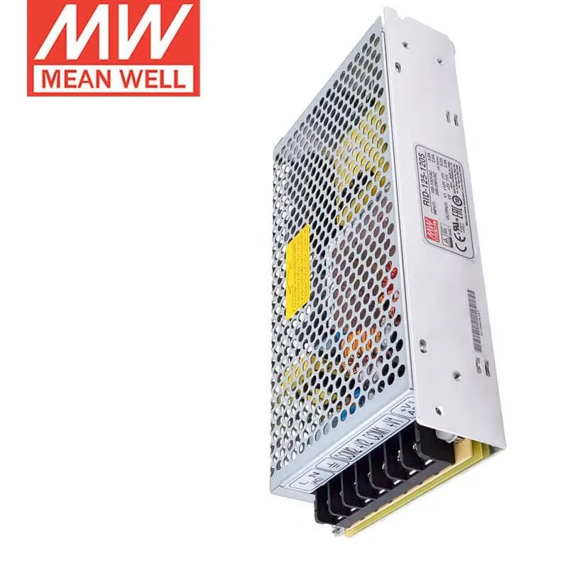 

RID-125-1205 O/P +12V9.2A +5V3A 125 Вт Тайвань meanwell Импульсный источник питания с двумя выходами Совершенно новый оригинальный подлинный изолированный