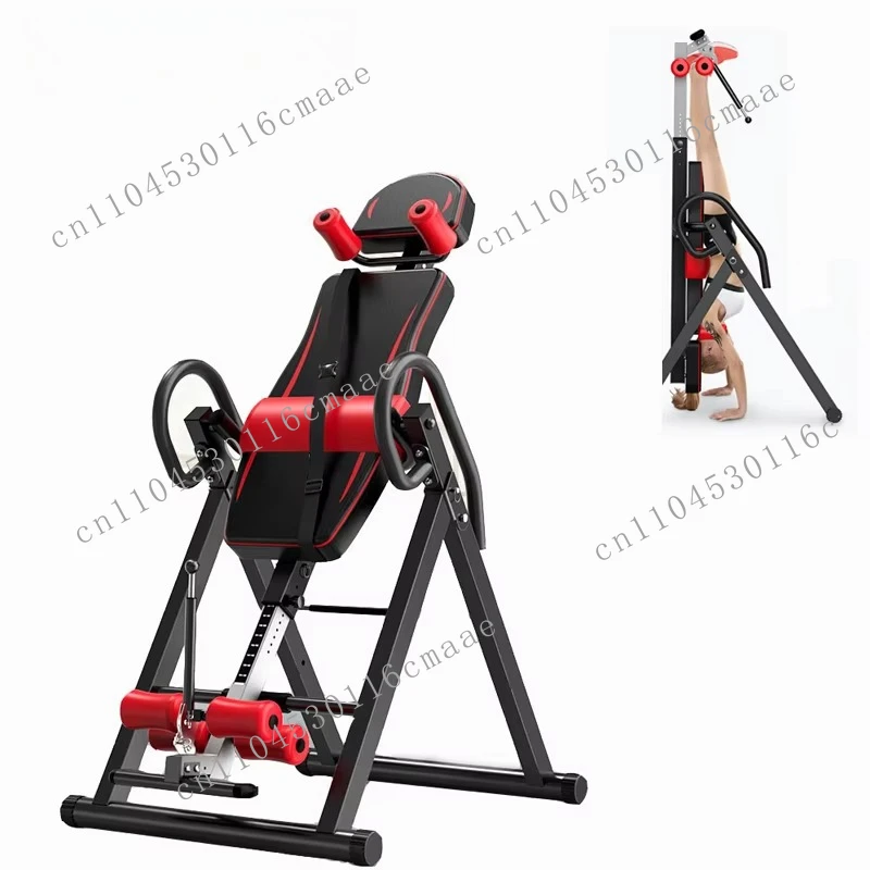 Custom Logo Heavy Duty Inversion Tables With Headrest & Adjustable Protective Belt Back Stretcher Machine
