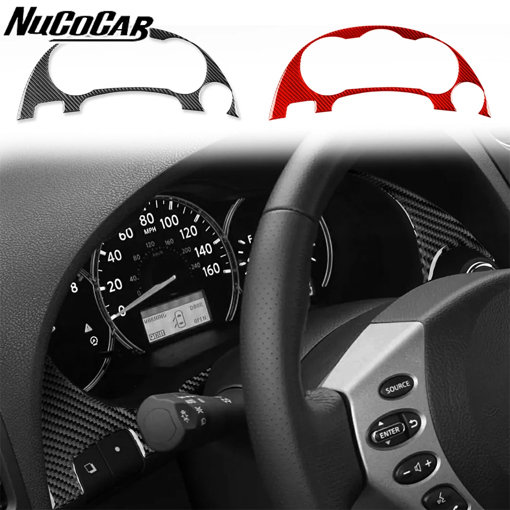 For Nissan Altima 2008-2012 Carbon Fiber Instrument Speedometer Panel Trim Cover Car Accessories Interior Decorative Stickers