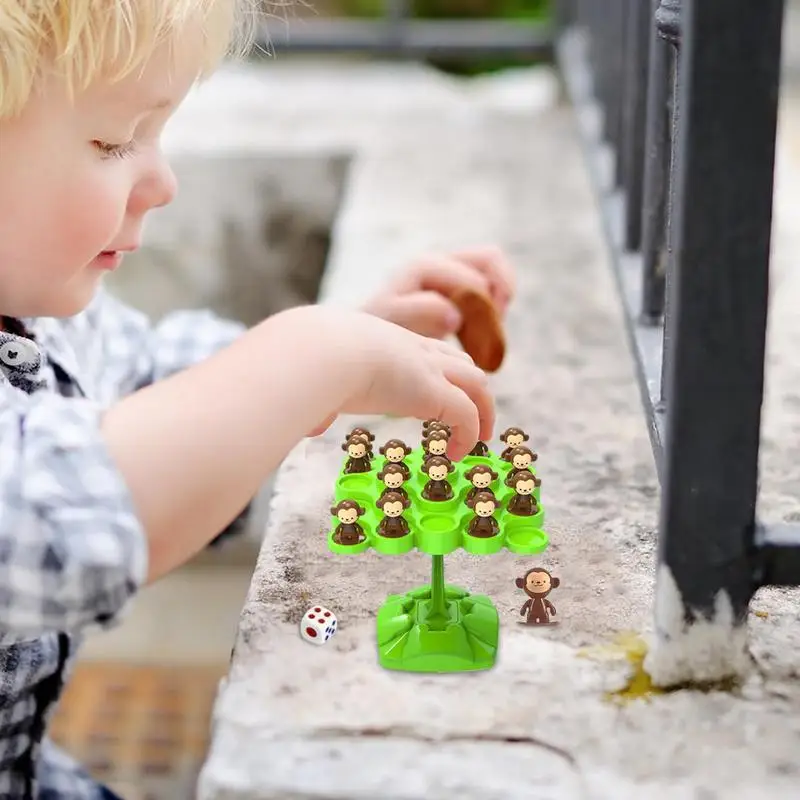 Balancieren des Affen spielzeug montessori Mathe spielzeug digitale Affen skala pädagogisches Affen balan cier brett kreatives balancieren des Baums pielzeug