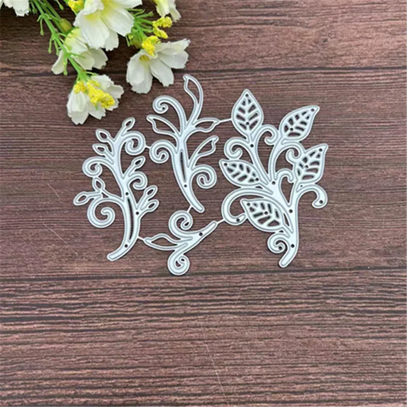 Leaf 4 Metal Cutting Dies Stencils For DIY Scrapbooking Decorative Embossing Handcraft Template