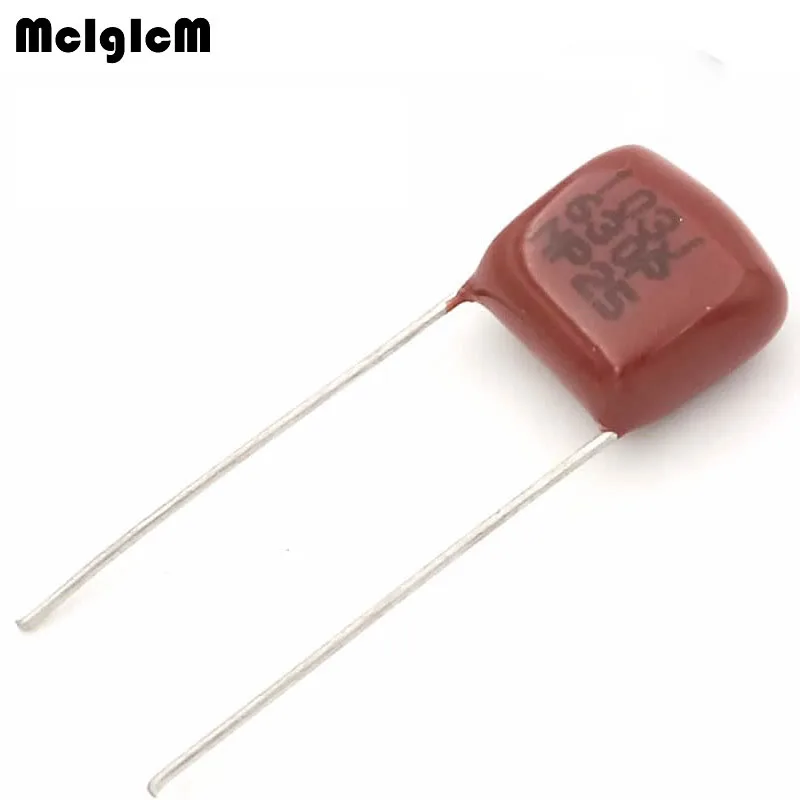 

1000pcs 10000pF 10nF 630V CBB Polypropylene film capacitor pitch 10mm 103 10nF 630V