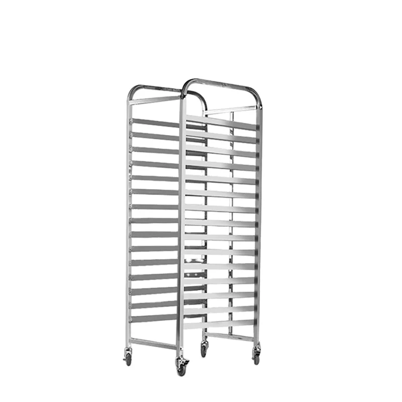 Bakery Cooling Rack Baking Tray Trolley with 12 Trays Kitchen  Used food