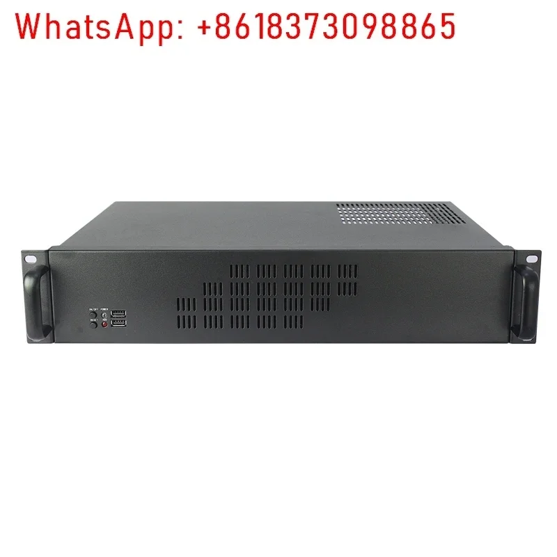 2u rack type short 300mm MATX motherboard horizontal industrial network monitoring video recorder server chassis