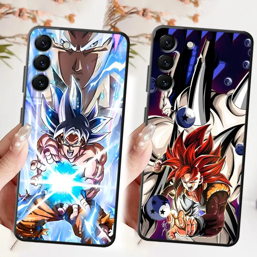 Goku D-Dragon Balls Schwarze weiche Handyhülle für Samsung Galaxy A36 A32 A23 A53 A35 A51 A73 A22 A52 A25 A71 A26 A72 A24 A55