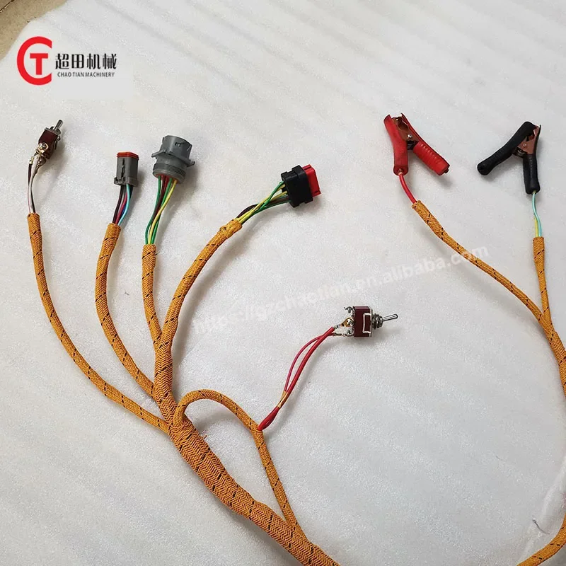

NewC6.4 C6.6 C7 C9 C15 3126B Engine test Harness Construction Machinery Parts Engine test Cable Wiring Harness