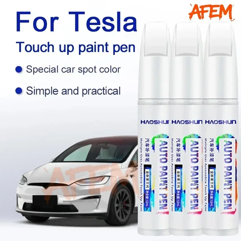 For Tesla Model 3 Y X S Car Paint repair pen Car touch up pen Black white For Tesla wheel paint repair agent Paint repair set