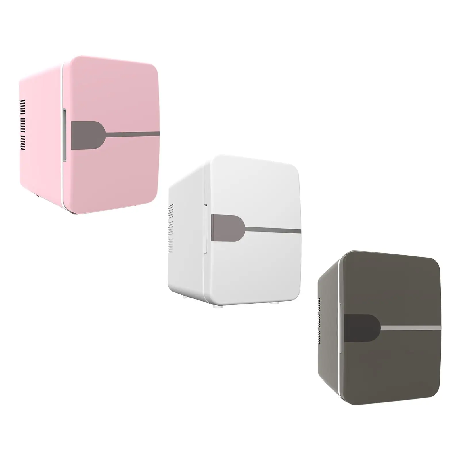 Compact Refrigerator Flat Design Fridge Little Tiny Fridge Mini Fridge Skincare Fridge for Food Desktop Office Drinks Outdoor