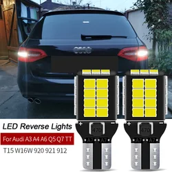 2700LM Canbus T15 T16 LED Reverse Lights W16W Car Back Up Rear Lamp For Audi A3 A4 B6 B8 A6 C6 80 B5 B7 A5 Q5 Q7 TT 8P 100 8L C7