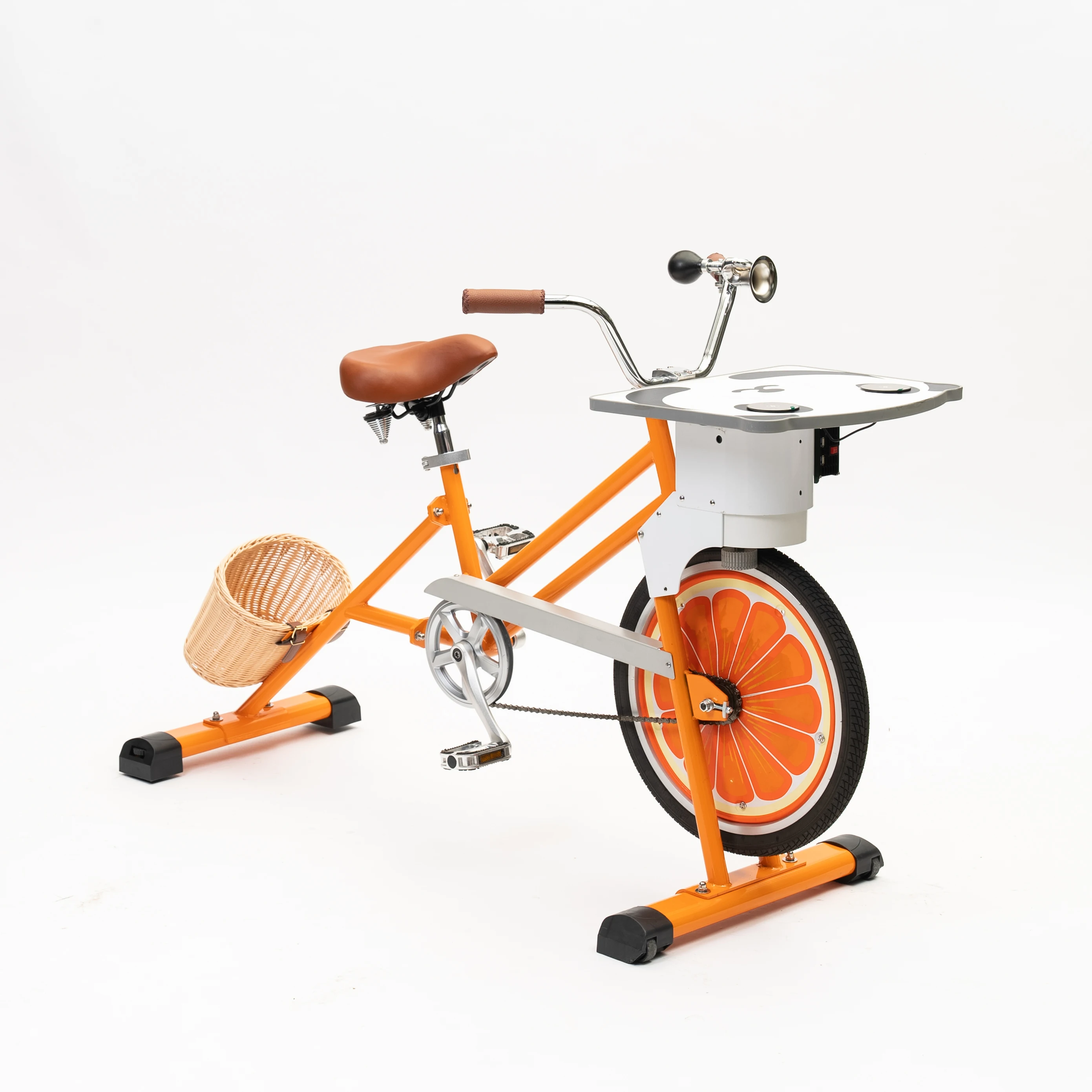 ATV&UTVEXI Pedal Power Generator Bike for Kids Indoor/Outdoor Use Mobile Phone Charging Easy Ride Steel Frame Home Shopping Mall
