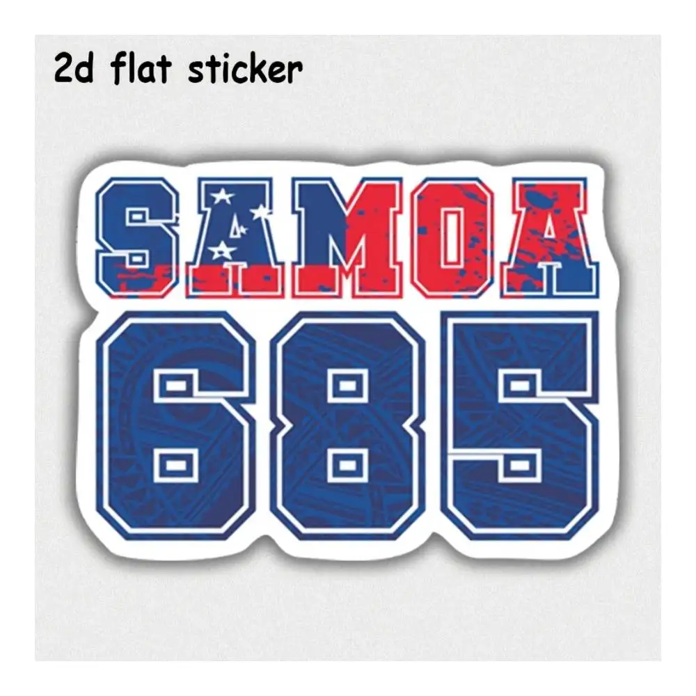 Samoa Lions 2023 Design Waterproof Decal For Laptops, Cars, Motorcycles, Water Bottles & Smooth Surfaces