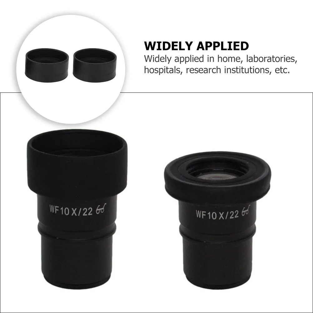 

2Pcs Rubber Microscope Eyecups Eye Protector Comfortable Fit for Telescopes and Microscopes Laboratory Use Microscope Eyecups