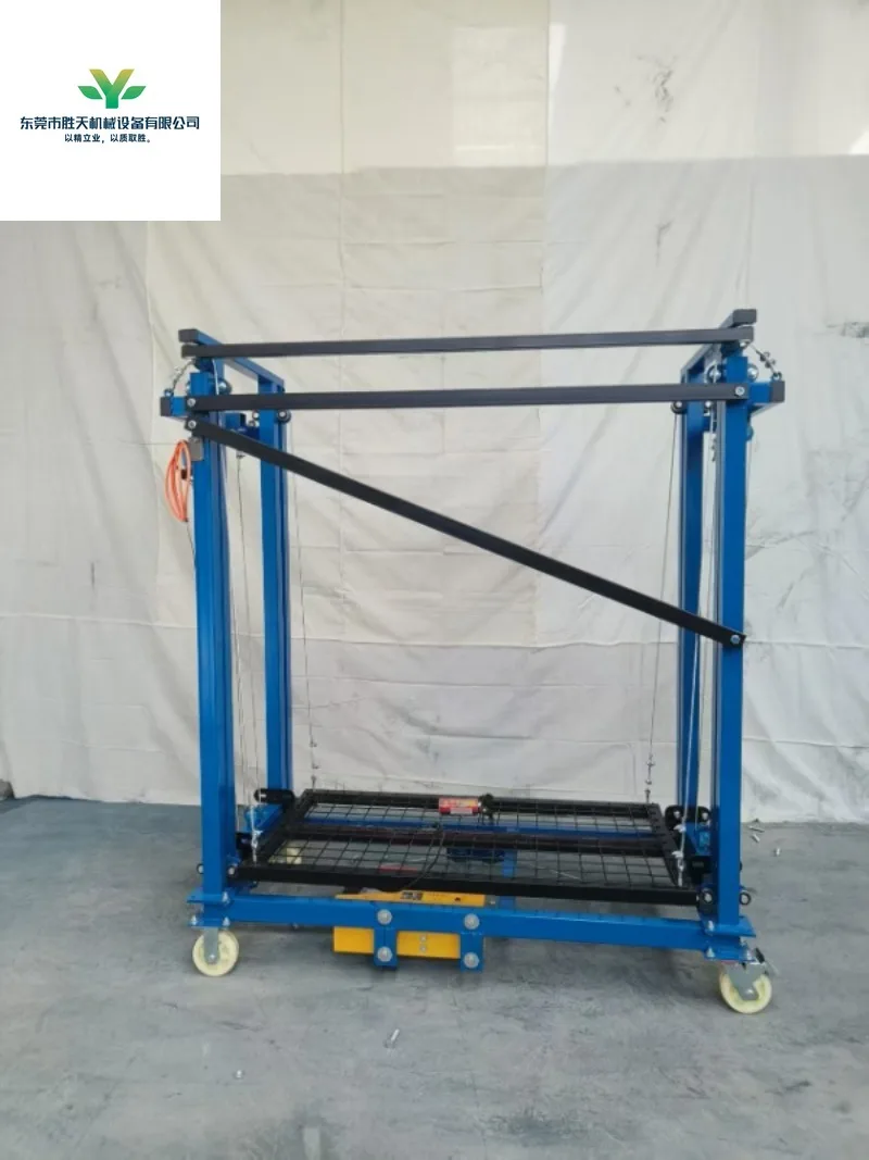 

Mobile home elevator movable lifting electric scaffold lift 2022 new remote control light