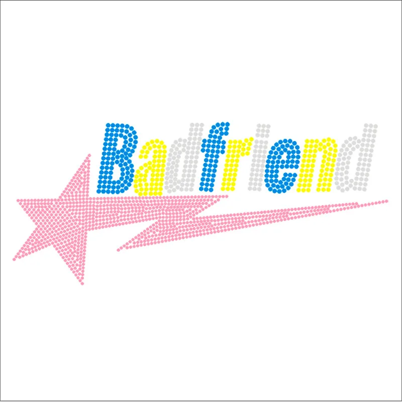 Custom Iron-On Letters Rhinestones Patches for Yoga Pants, Hotfix Transfer, Crystal Stickers, Thermal Strass Motifs, Bling Craft