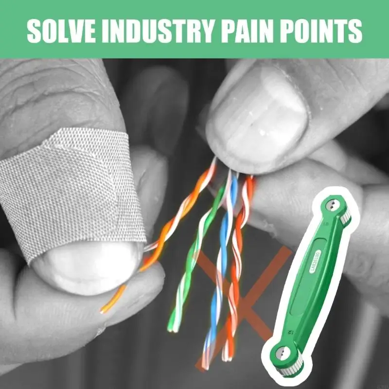 63HA Mini Portable Networking Cable Telephone Line Quick Sorting Device 0.8mm-1.8mm