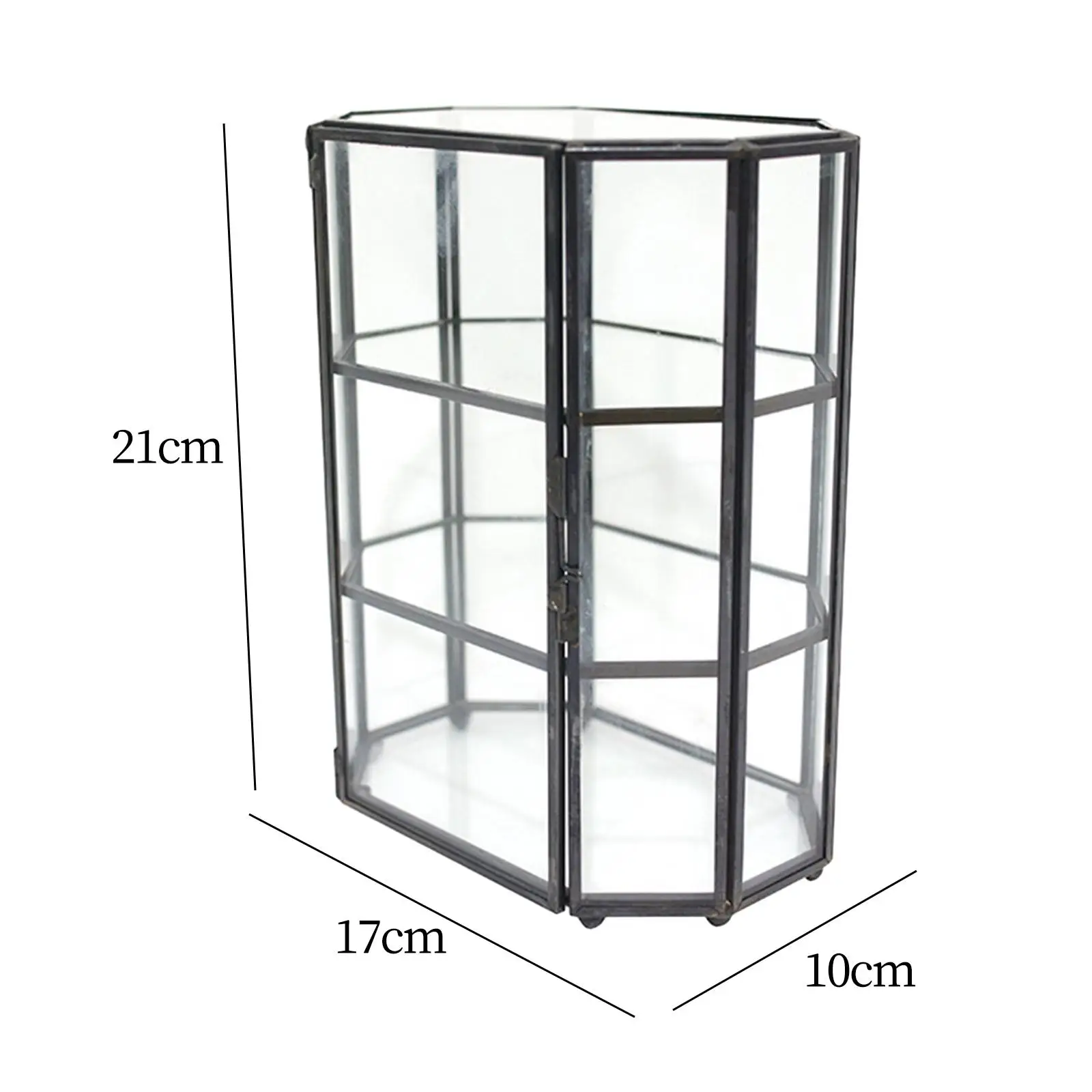 Favor Gift Tabletop Christmas Valentines Day Gift Jewelry Display Organizer Creative Shaped Clear Glass Box For Special