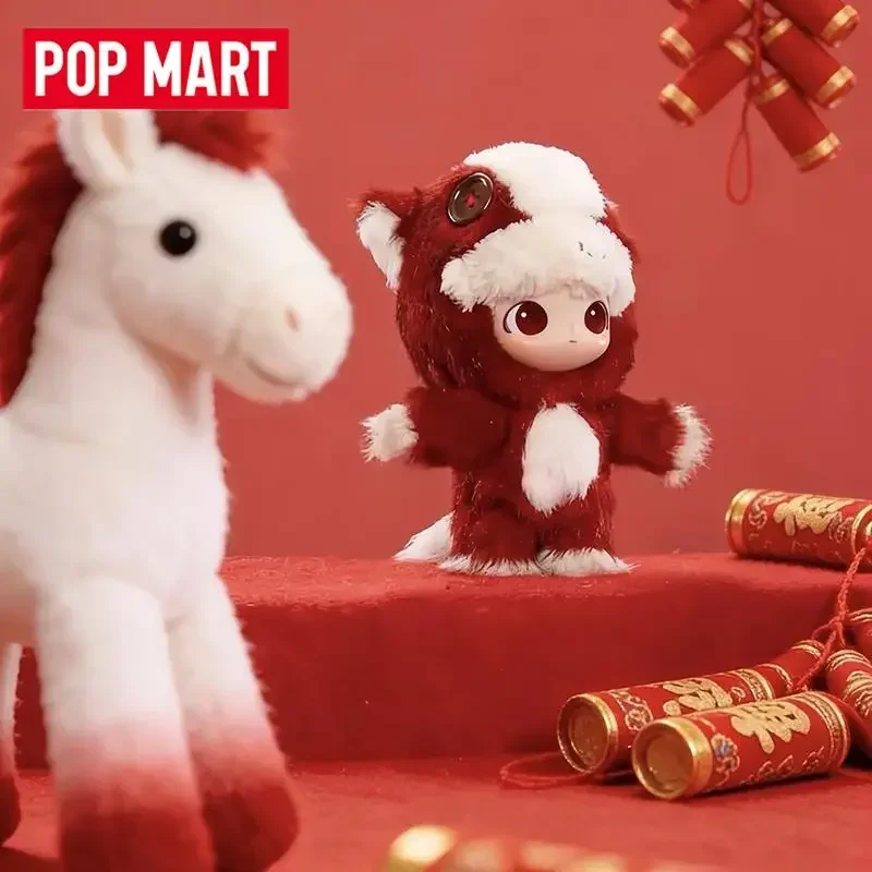 

POP MART LABUBU Have A Good Run Series Vinyl Plush Pendant Trendy Blind Box Toys Mystery Box Guess Action Figure Surprise Gifts