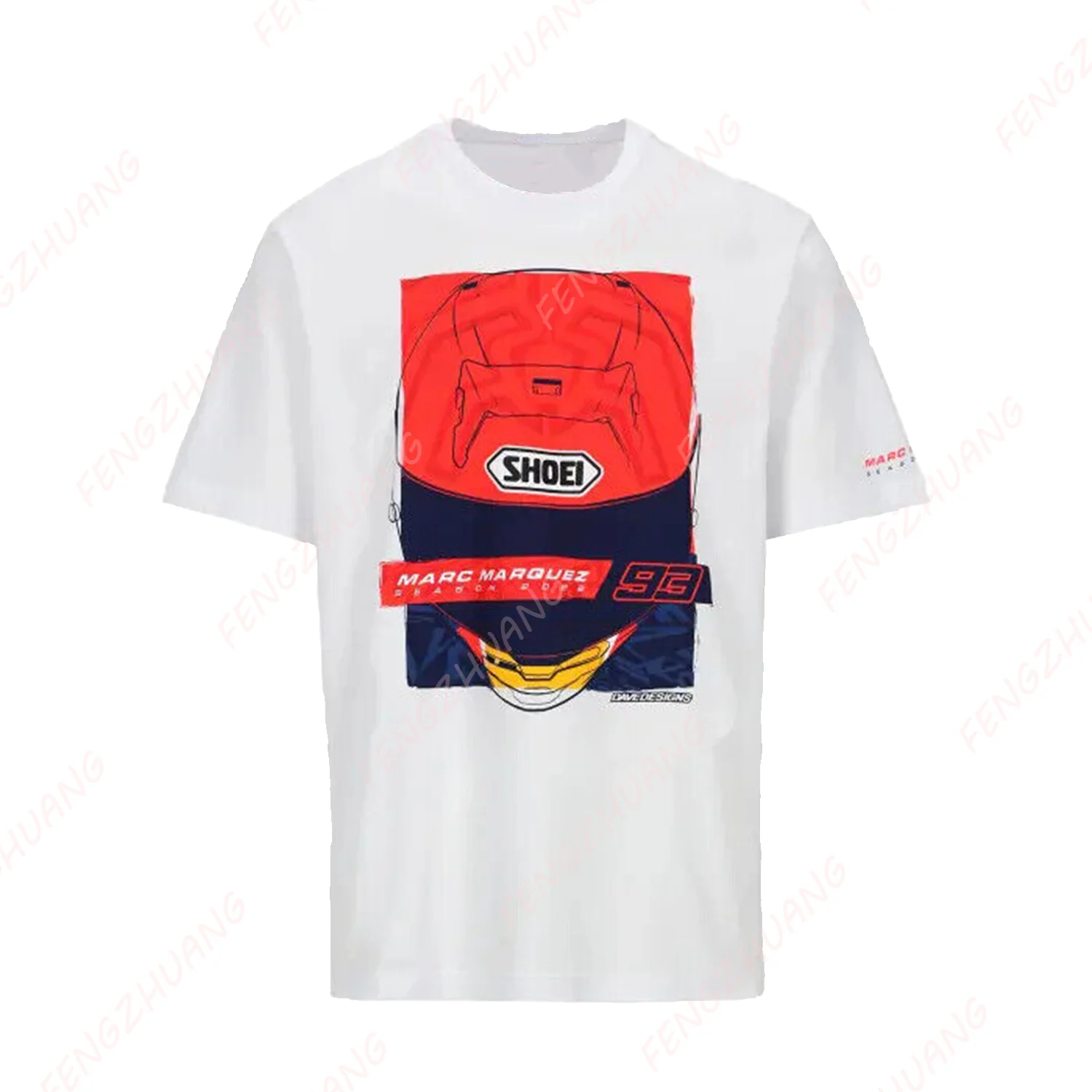 Marc Marquez Season 22 T-Shirt Summer Round Neck Short Sleeve Cotton T-shirt Men And Women Hot Sale Comfortable Casual Jersey