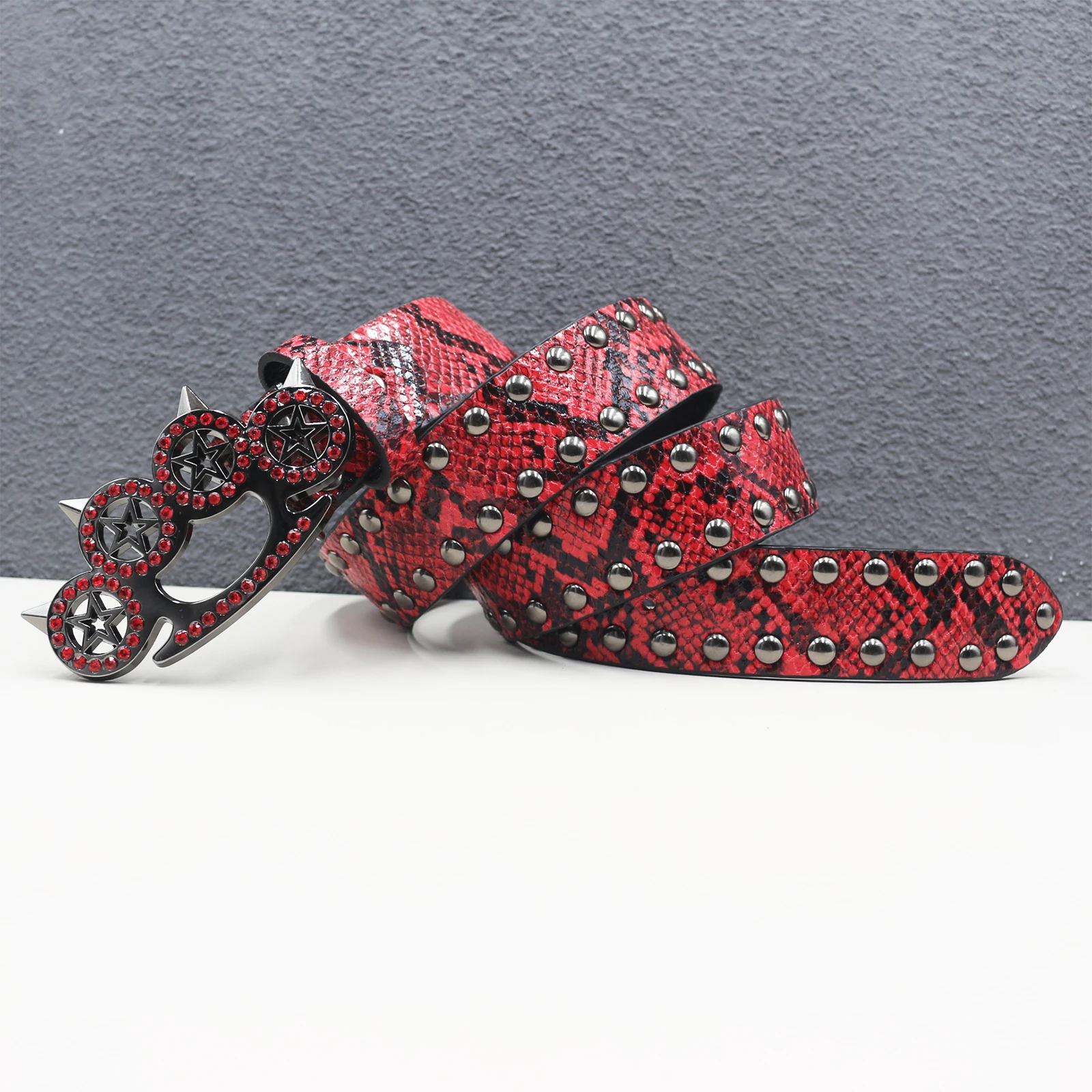 Men's Multi-Colored Y2K Cowboy Belt, Trendy Design