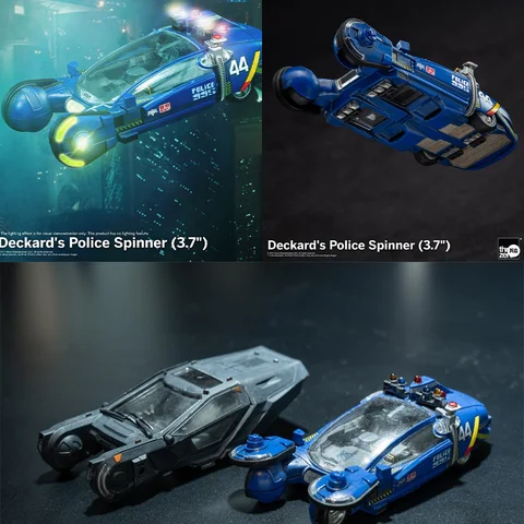 THREEZERO 3Z06890W0 1/18 Scale Blade Runner 2049 Dyke Police K Special Revolving Vehicle Model About 3.7inch Action Figure