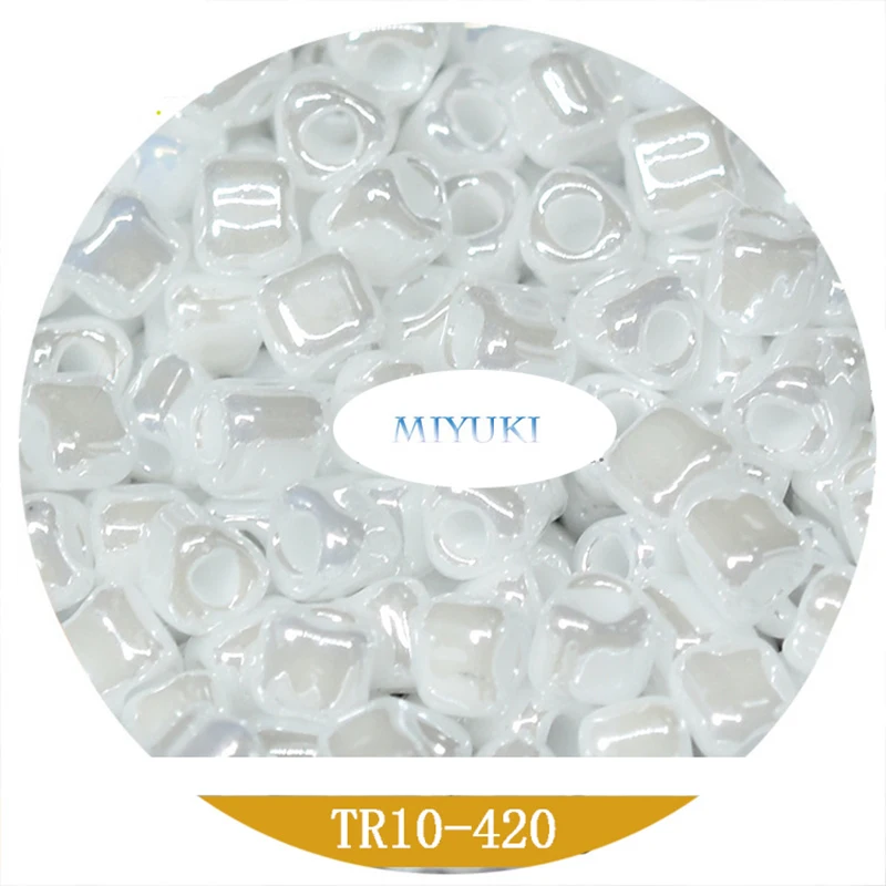Miyuki Imported from Japan Triangle Beads Celebrity Handbag Crochet Beads 2.5mm Ornament Beads For Jewelry Diy