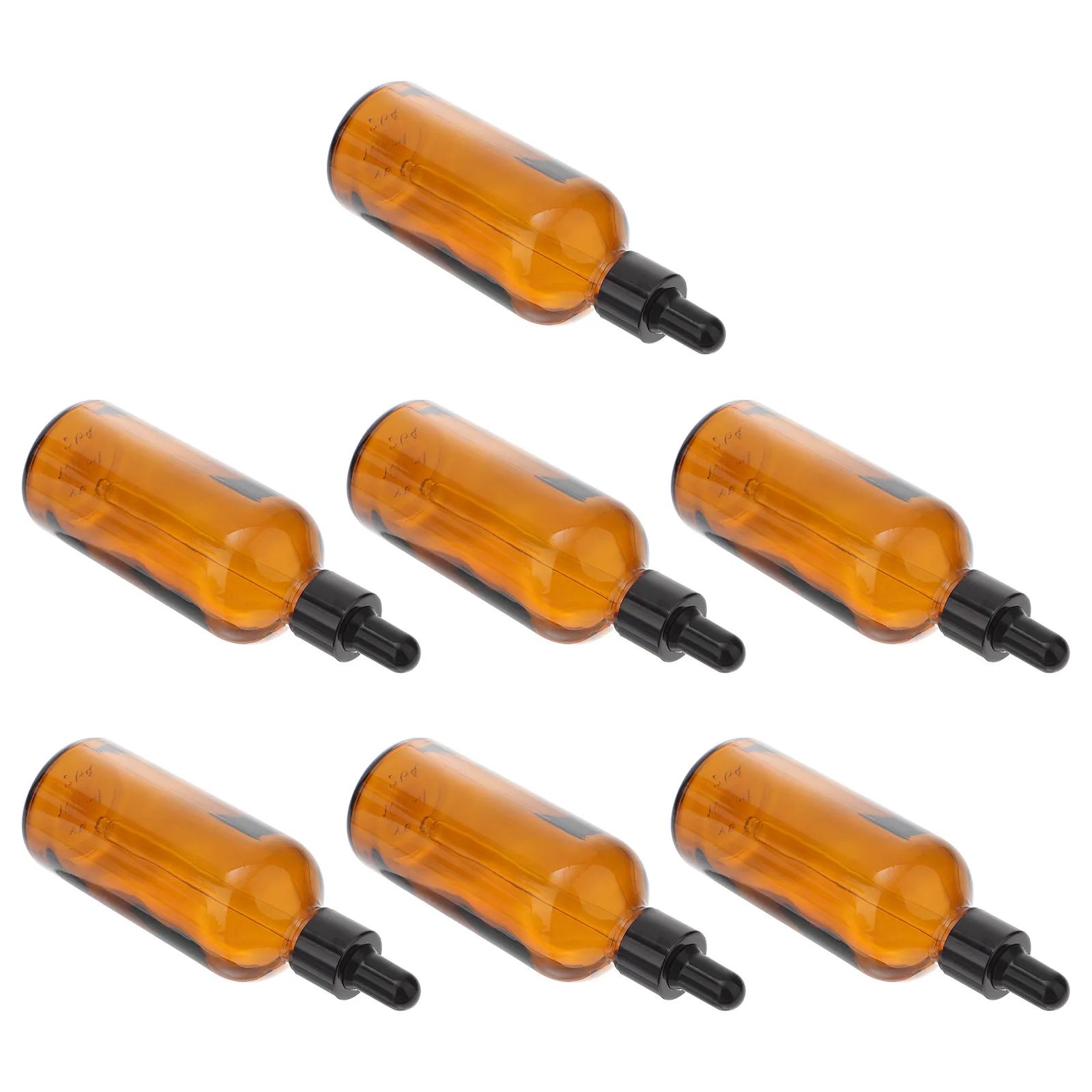 

7Pcs Dropper Bottles Essential Oil Air-Tight Silicone Head Reusable Travel Perfume Medicine Storage Bottles