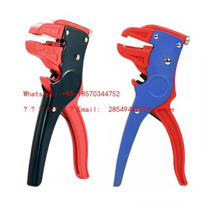 l型ダックビルワイヤーストリッピングプライヤー、電気技師向け多機能自動、ワイヤーの皮むき・切断・圧着