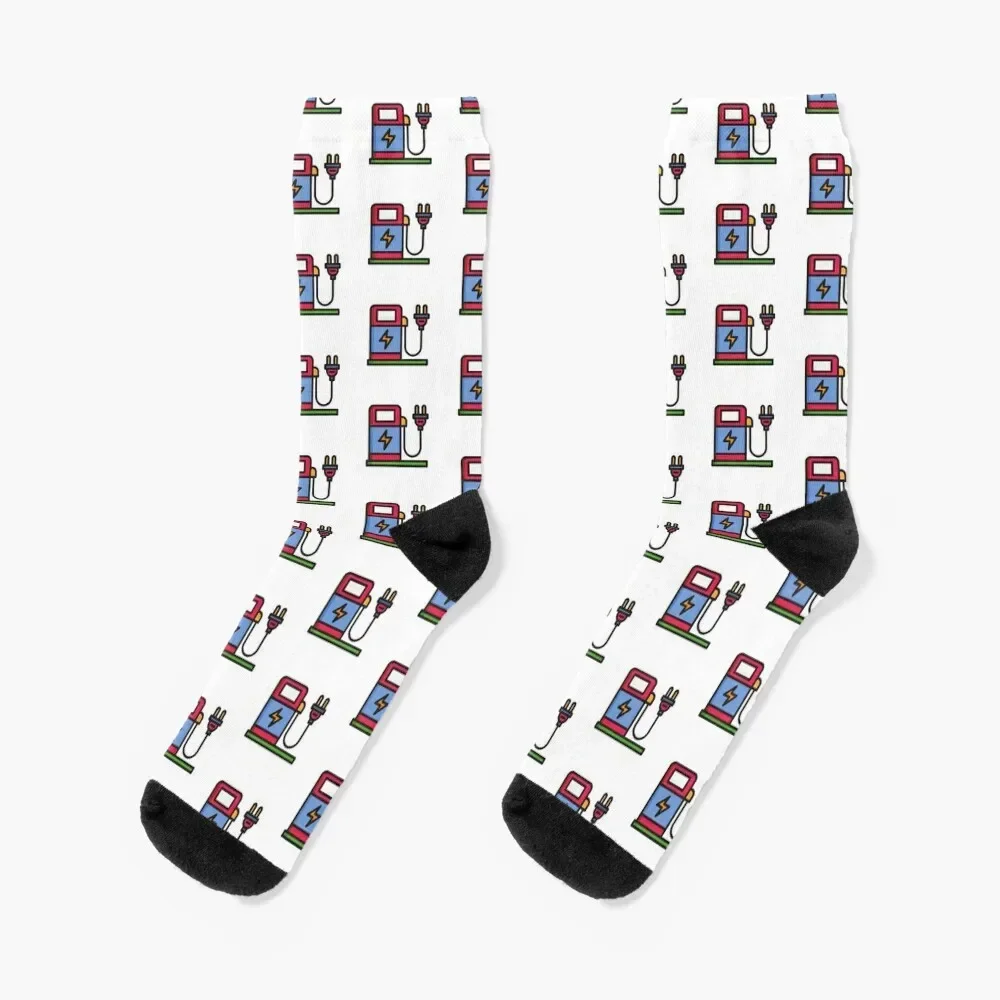 Electric Vehicle Charger Socks retro Argentina Socks Woman Men's