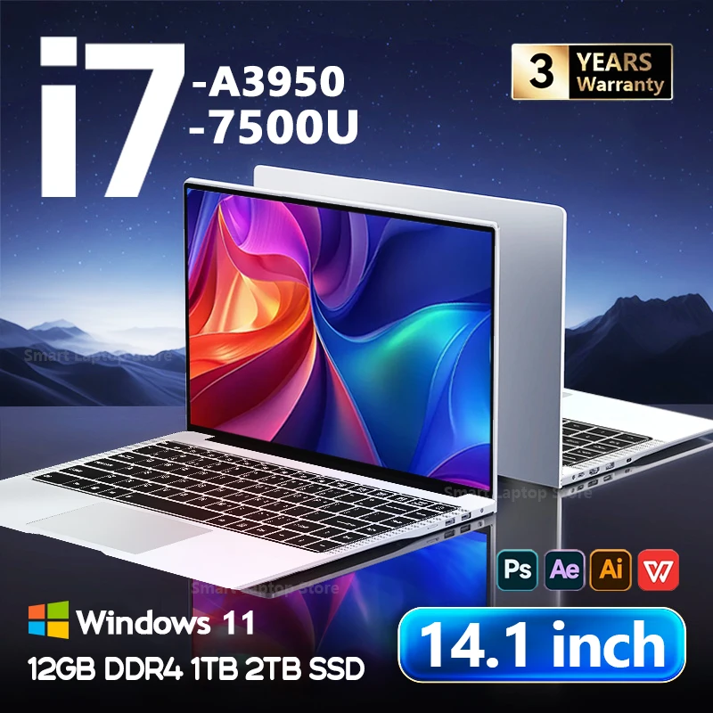 yZ[z2025N Eg X m[gp\R PC 14.1C` Intel Core i7 7500U Atom A3950 m[gp\R 12GB RAM 1TB/2TB SSD |[^u m[gubN Windows 11