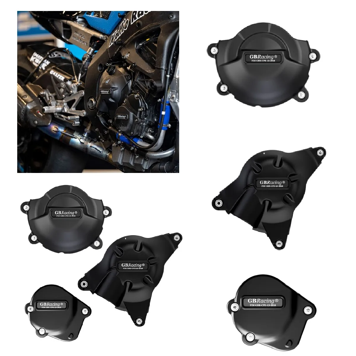 FOR YAMAHA YZF-R6 R6 2006-2024 2023 2022 2021 2020 2019 2018 Engine Protective Cover Engine Cover Protection Set Swing arm Spool