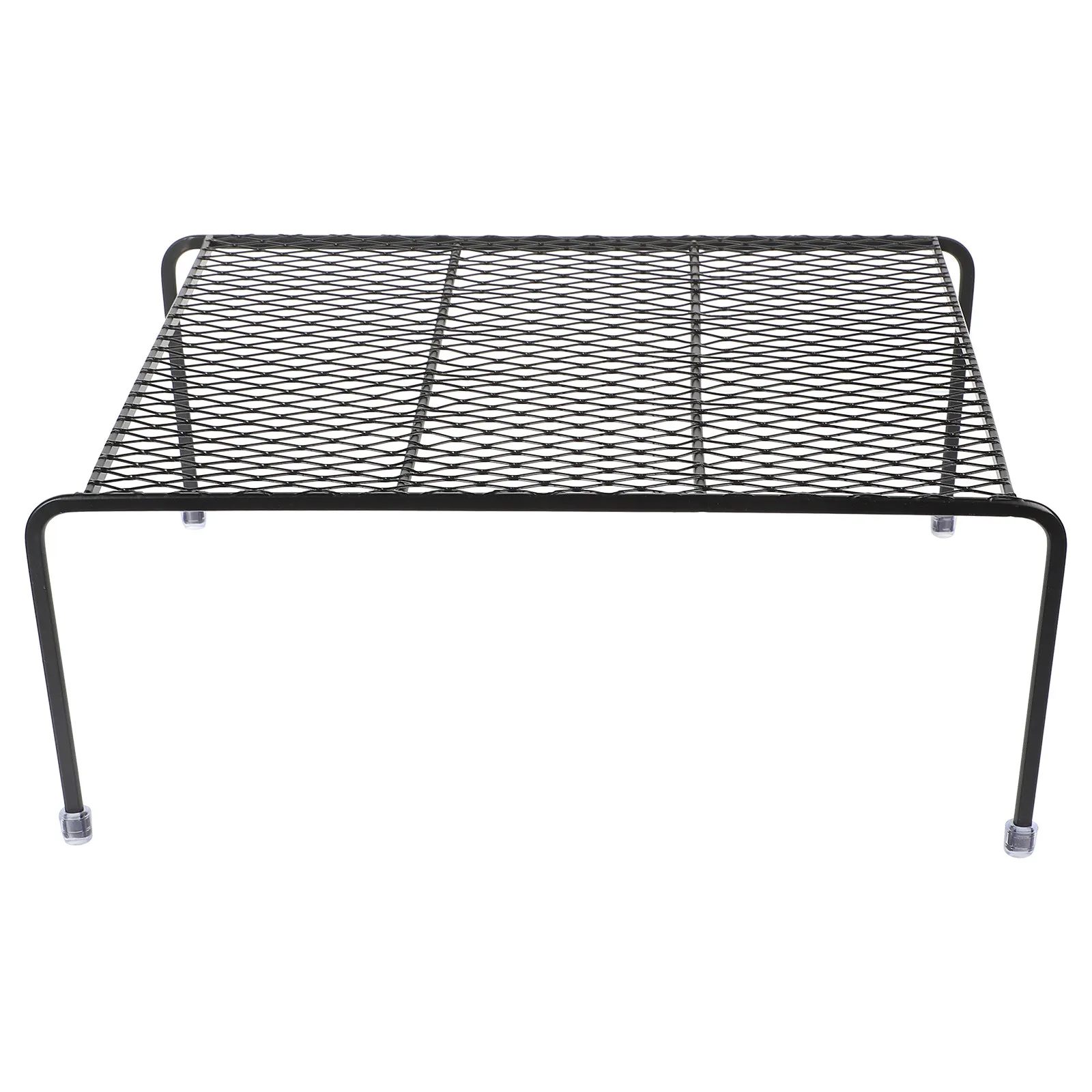 Multipurpose Kitchen Seasoning Storage Rack Black Wire Shelf Countertop Organizer Large Spice Bottle Holder Kitchen Cabinet