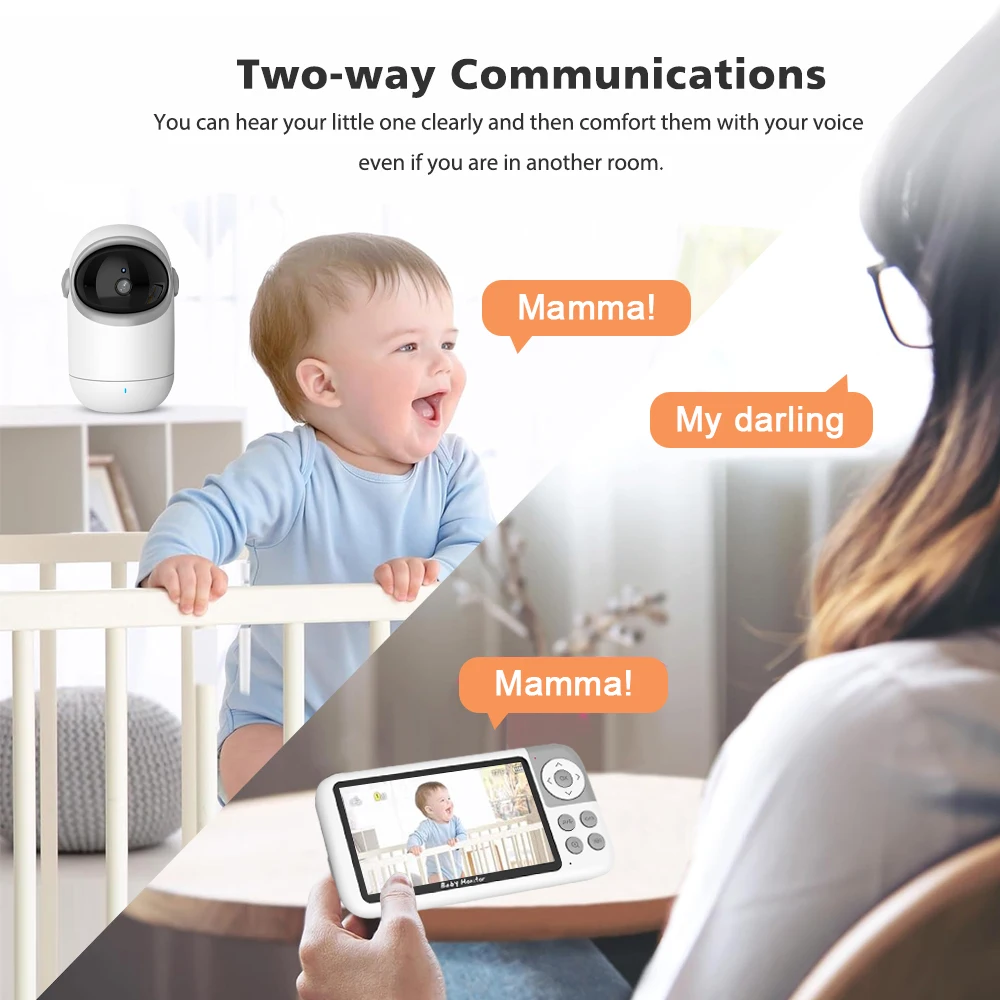 Babyfoon Pan Tilt Beveiligings - Zoom Audio Music recensie en prijs