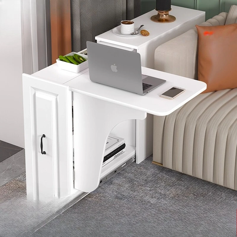 

Modern simple folding sofa sideboard, living room side table, corner table, seam side cabinet, storage tea table cabinet J23