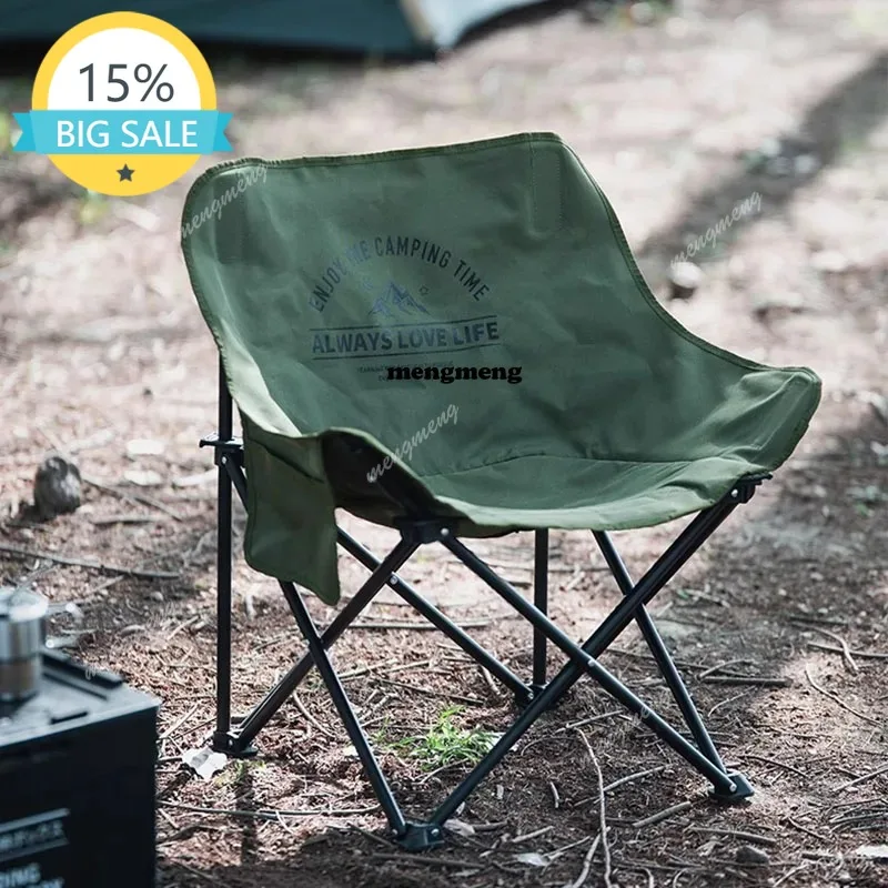 Silla Reclinable Plegable zHGarden, Alta Capacidad de Peso, Silla Plegable para Camping y Pesca, Silla de Camping Tipo Luna, Silla Plegable Portátil