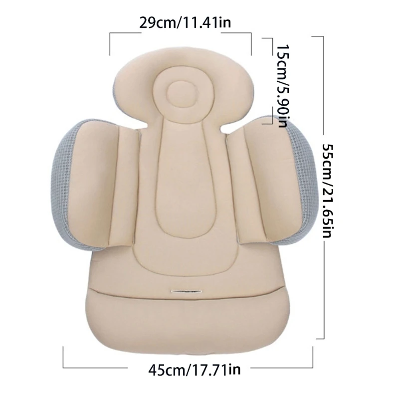 Coussin poussette pour bébé, doublure siège, coussin soutien siège confortable, coussin siège respirant pour bébé