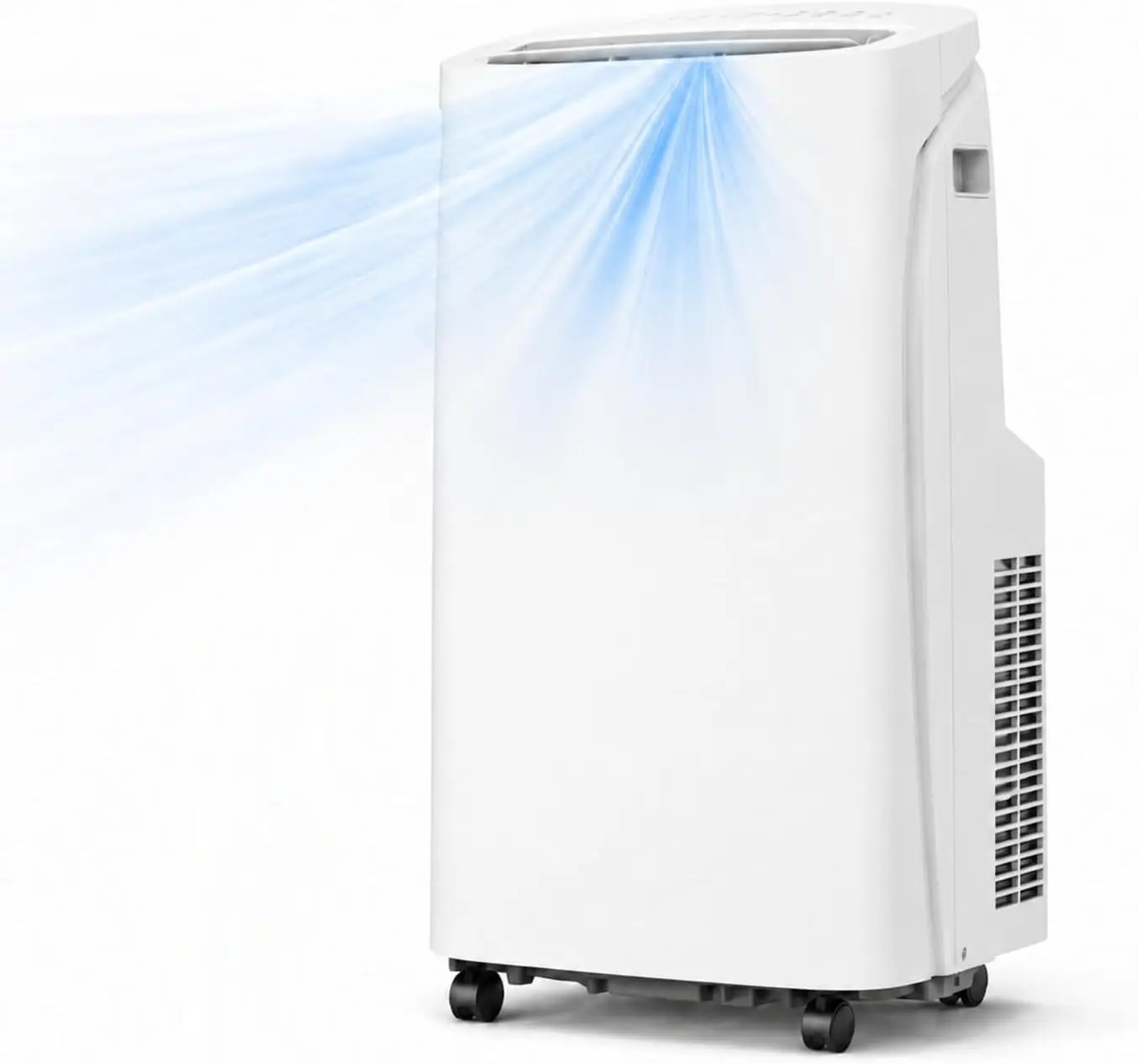 

14000 BTU Portable Air Conditioner with Wi-Fi Smart Control, 3-in-1 Quiet AC Unit Cools, Dehumidifies, Fans Rooms up to 650 Sq Ft, Remote Control, Auto Swing, White