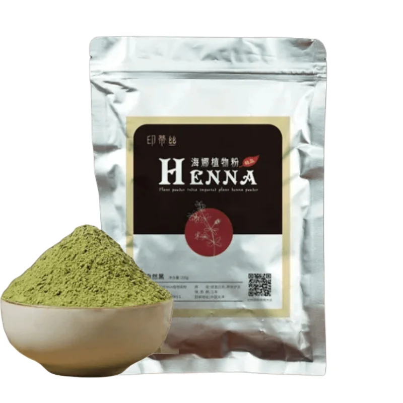 100% Natural Henna Pure Plant Powder Hair Dye To Cover White Hair, Nourish and Protect Hair Without Damaging The Hair.